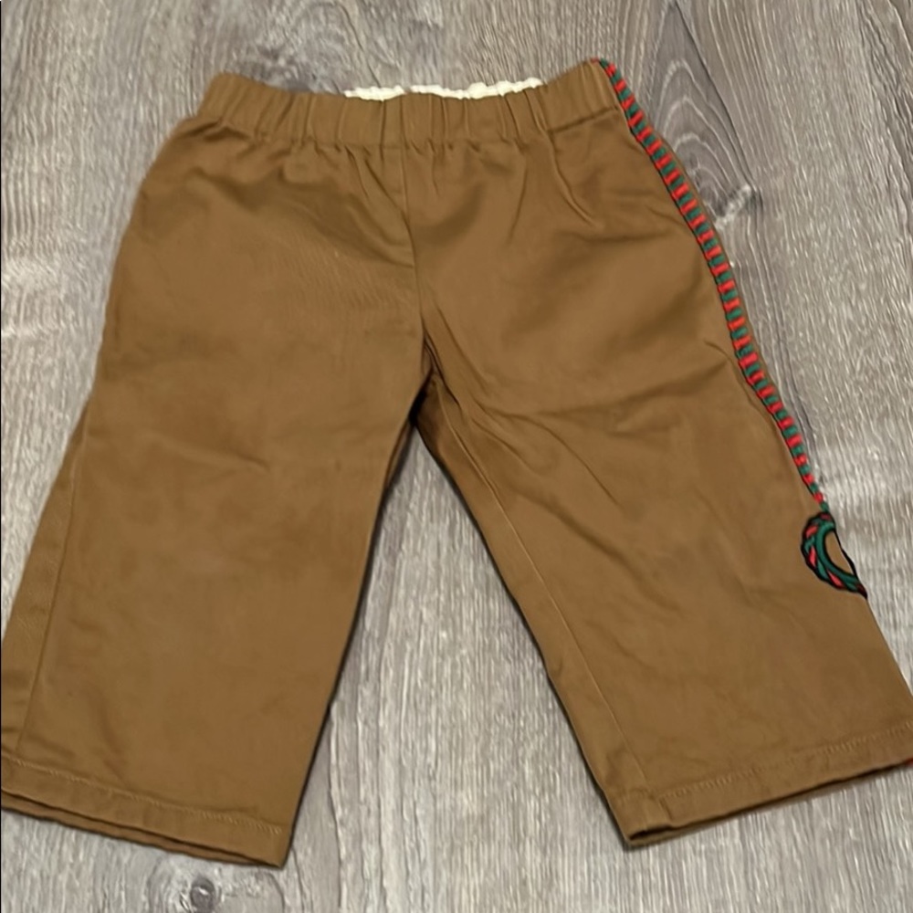 Gucci Baby Toddler Kids Khaki Chino Dress Pants